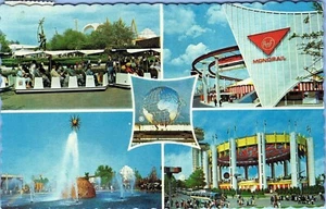 Postkarte New York Weltausstellung 1964-1965 verschickt - Bild 1 von 2