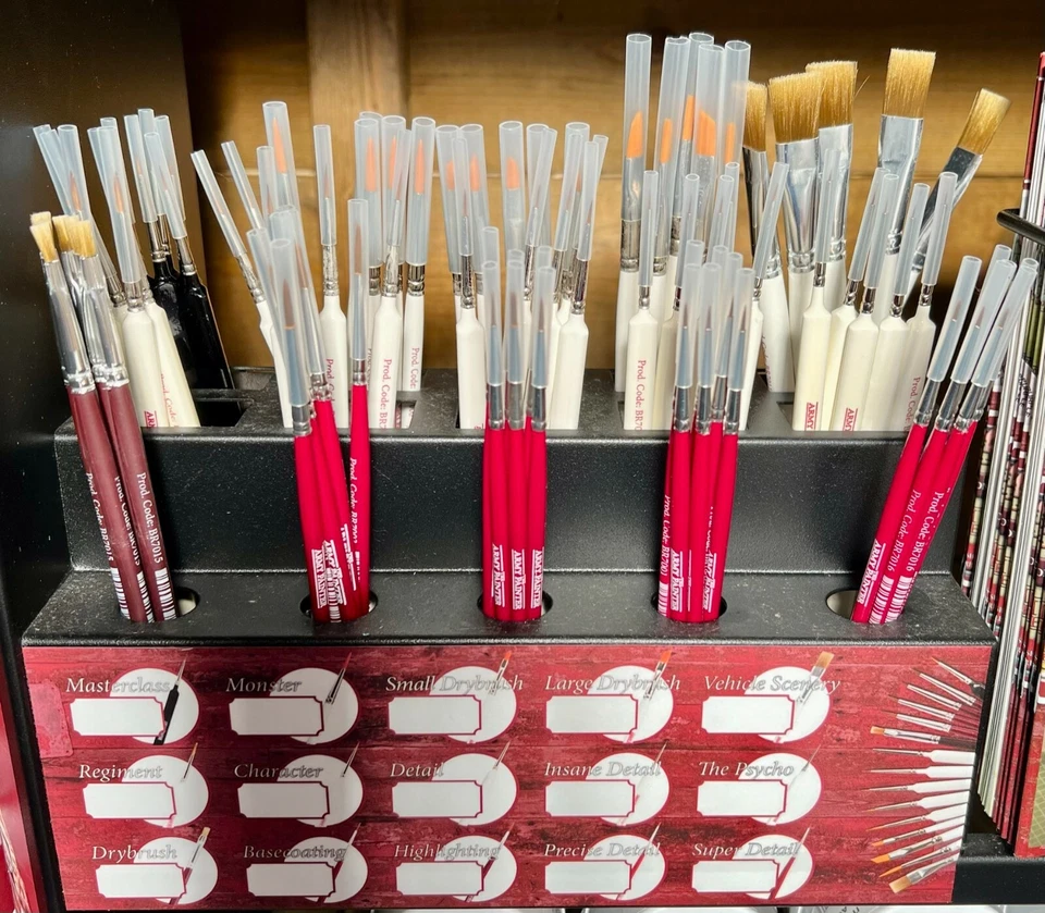 The Army Painter Paint Brush Hobby Wargamer Brushes Detail Highlighting Base