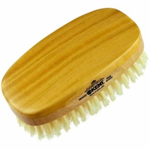 Kent MS23D Finest Men's Military Style Hair Brush. Satin / Beech Wood Base - Picture 1 of 1