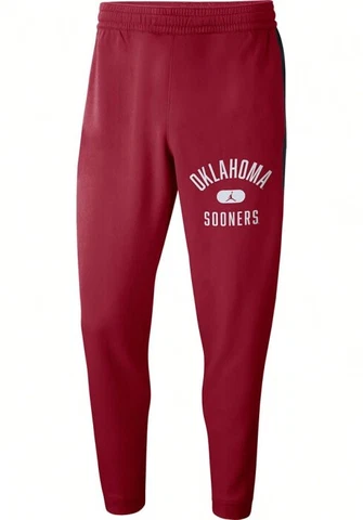 Nike Jordan Oklahoma Sooners Spotlight Jogger Pants Sz Medium DD6372-698 OU Cover
