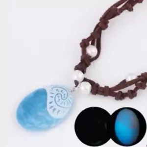 1x Blau Moana Vaiana Halskette Kette Geburtstag Perle Geschenk Kinder Schmuck - Bild 1 von 5