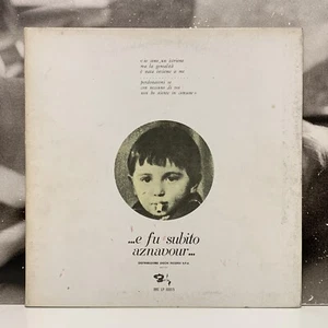 CHARLES AZNAVOUR - ...E FU SUBITO AZNAVOUR LP VG+/EX-/EX+ 1970 2nd BRC/LP 60015 - Foto 1 di 3