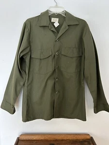 Vtg Selma Apparel Corporation Utility Poly/Cot LS Shirt Men's Size 15-1/2 x 33 - Picture 1 of 20