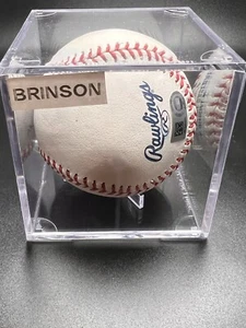 Béisbol autografiado autenticado de los Miami Marlins - Imagen 1 de 2