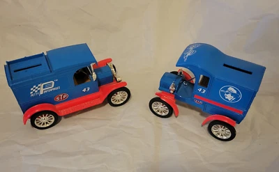 TWO Vintage ERTL #43 STP Richard Petty diecast Banks 1905 and 1913 Model T - Image 1 of 4