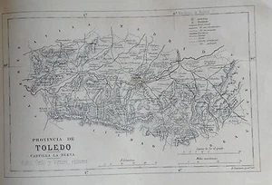TOLEDO Original Map, 1867 - Picture 1 of 1