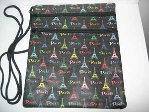 SAC POCHETTE PASSEPORT PARIS PARIS TOUR EIFFEL TOWER BAG SACCO PARIGHI TORRE - Picture 1 of 1