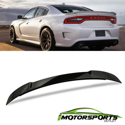 Fits 2015-2018 dodge Charger SRT8 Gloss Black ABS Rear Trunk Spoiler 2016 2017 Foto 1 de 4