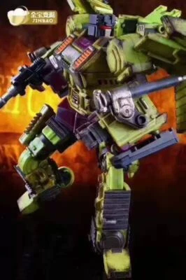 Jinbao Devastator Decepticons Oversized Toy Battle Damage Version 6pc Figure New - Image 1 of 4