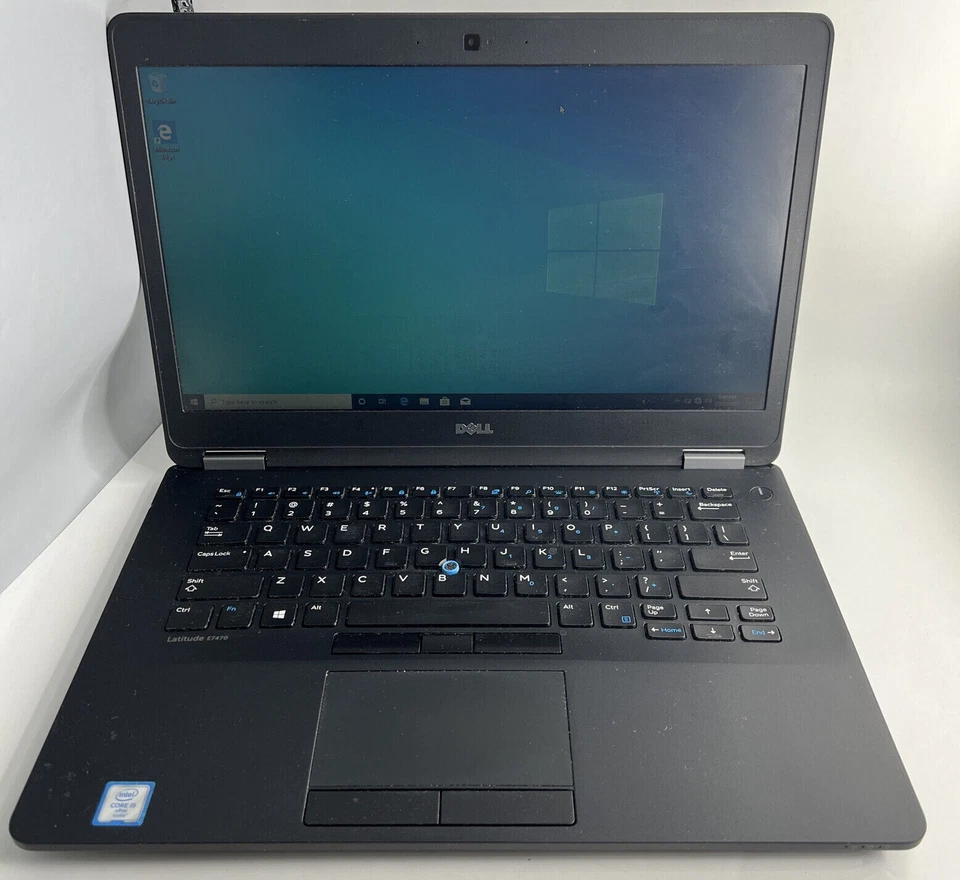 Dell Latitude E7470 14" FHD i7-6600U 8GB RAM 256GB SSD Windows 10 Pro Laptop - Image 1 of 4