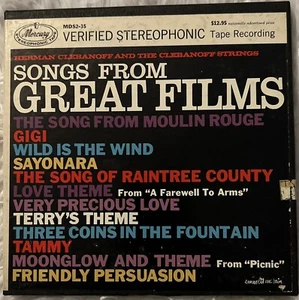 Herman Clebanoff Songs From Great Films Reel To Reel Tape - Imagen 1 de 3