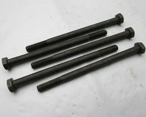 Hex Head Bolt 1/4"- 28 x 4" Long "5 Bolts" Grade 8 1/4-28x4 - Picture 1 of 3