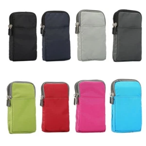 Handytasche zum Umhängen Nylon klein 165x90x30mm Gürteltasche Damen Herren Handy - Bild 1 von 56
