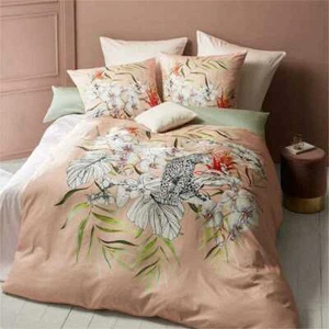 Bedding Fleuresse 114197 04 100% Cotton Mako Satin Pink Leopard - Picture 1 of 3