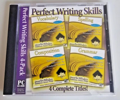 Perfect Writing Skills: 4 Complete Titles! High Achiever Series, PC CD-ROM, 2006 - Image 1 of 2