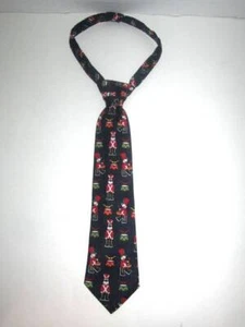 Corbata de Madera Soldados Azul Marino Navidad/Vacaciones Bebés Niños 0-2T - Imagen 1 de 2