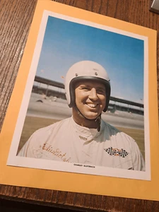 Vintage Charlie Glotzbach NASCAR Promo Photo 8.5x11 Hinchman Racing Suit 60s 70s - Picture 1 of 2