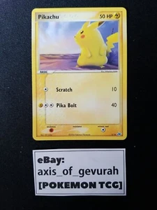 Pikachu - EX Trainer Kit Blue #6/10 [NM] Pokémon Cards 2004 - Picture 1 of 2