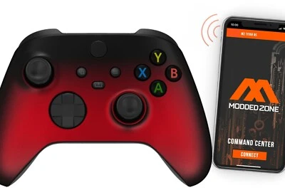 Shadow Red Xbox One Series S|X SMART Custom Rapid Fire Modded Controller FPS COD - Image 1 of 4