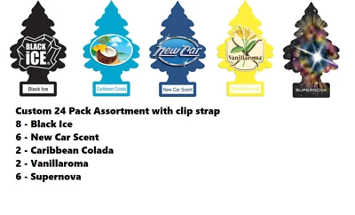 Little Trees 24 Count Single Carded Custom Assortment with Retailer Clip strip - Image 1 of 3