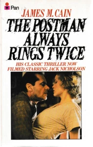 The Postman Always Rings Twice, James M Cain - 1981 Pan Paperback, Film Tie-In - Foto 1 di 2