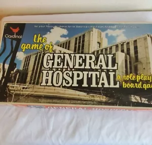 Vintage General Hospital Role Playing Board Game TV Soap Opera Cardinal 1982 - Picture 1 of 4
