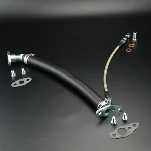 Turbo Oil Feed Drain Line For TOYOTA 1KZ-TE w/ CT12B Land Cruiser Prado Hilux - Bild 1 von 3