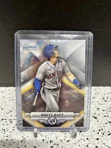 2023 Bowman Sterling - Rookies #BSR-26 Brett Baty (RC) - Picture 1 of 2