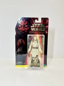 Star Wars Qui-Gon Jinn Lucasfilm 50th Anniversary Episode 1 Action Figure 6" New - Picture 1 of 9