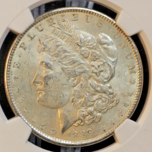 1889 Morgan Silver Dollar - NGC MS62 - 1 $ Philadelphia Mint - Bild 1 von 21