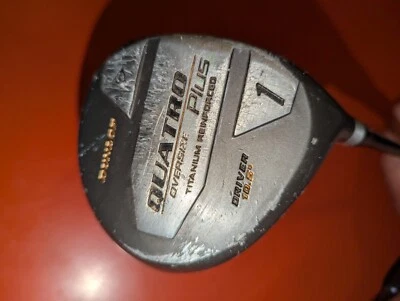 DUNLOP QUATRO PLUS OVERSIZE TITANIUM 10.5* Driver RH 1 Wood 44" Golf Club - Image 1 of 4