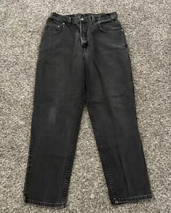 Vintage Levi’s 545 Loose Fit Jeans Black Denim USA Made 2001 Y2K 34 X 30 - Picture 1 of 12