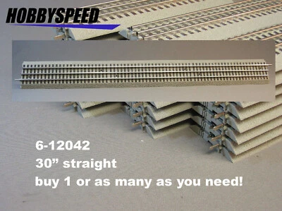 LIONEL 6-12042 FASTRACK 30 INCH LONG STRAIGHT TRACK fast tin O GAUGE 6-12042 NEW - Image 1 of 2