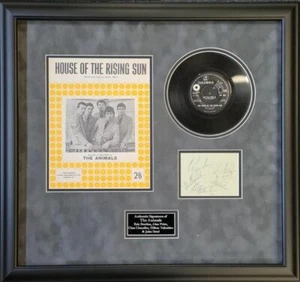 THE ANIMALS SIGNED MONTAGE AFTAL - Picture 1 of 1