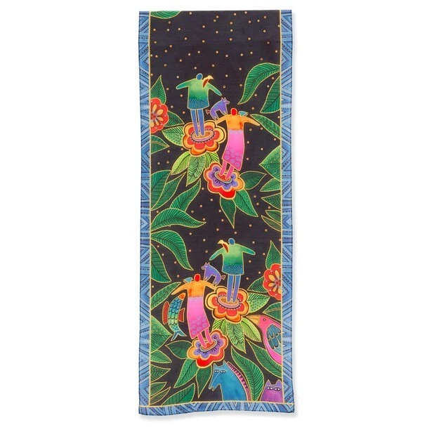 Bufanda Laurel Burch Flowering People - Modal y Seda - LBS224 Foto 1 de 1