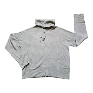 Universal Thread Med Gray Tie Turtle Neck Pullover Long Sleeve Sweater Box Cut - Picture 1 of 7