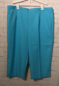 Womens Blue Alfred Dunner Classic Fit Capris Plus size 20W - Picture 1 of 5