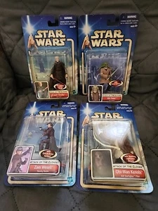 Lot of 4 2002 Hasbro Star Wars: Attack of the Clones Action Figures New - Picture 1 of 9