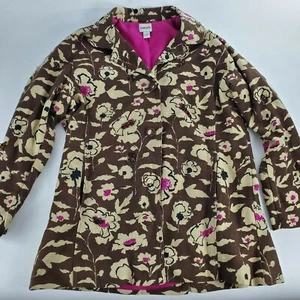 Chico's Women's Beaded Sequined Appliqued Lined Decorative Flower Jacket Size 3 - Picture 1 of 5