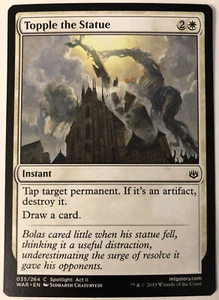 MTG Topple the Statue War of the Spark 035/264 Regular Common - Picture 1 of 1