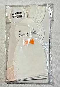 MERI MERI EASTER Napkins (32) RABBITS NIP - Picture 1 of 2