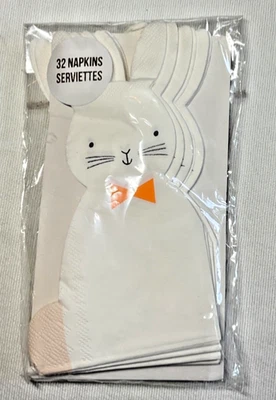 MERI MERI EASTER Napkins (32) RABBITS NIP - Image 1 of 2