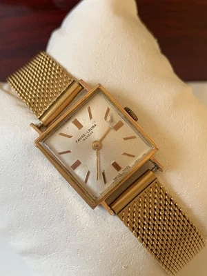 1960s  vintage Favre-Leuba Genève watch hand-winding squared swiss ladies 20mm - Image 1 of 4
