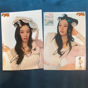 Foto firmada autografiada de Son Chae Young dos veces The Story Goes On 5*7 K-POP 2025 - Imagen 1 de 5