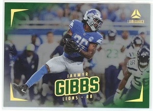 2024 Panini Luminance Jahmyr Gibbs Green /100 #82 Detroit Lions - Picture 1 of 2