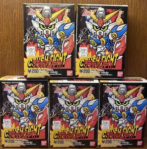 Bandai 1995 Gundam Wing Crush Fight Set de 5 Hecho en Japón - Imagen 1 de 5