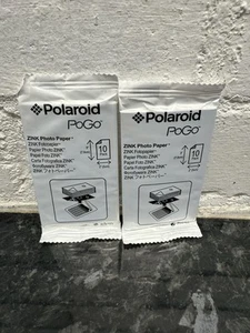 2 Packs Polaroid Pogo Zink Thermal Instant Printer Paper 3” X 2” - 2x10 Sheets - Afbeelding 1 van 1