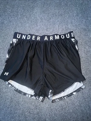 Under Armour Pull Up 3.0 Shorts, Women's Plus Size 1X, Black, Activewear Shorts. - Image 1 of 4