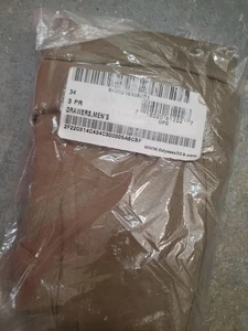 Nuevo paquete de 3 cajones militares de Estados Unidos para hombre talla 34 hechos en EE. UU. - Imagen 1 de 7