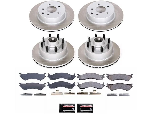 Brake Pad and Rotor Kit For E150 E250 Econoline E350 Club Wagon Super WJ68Q6 - Image 1 of 1